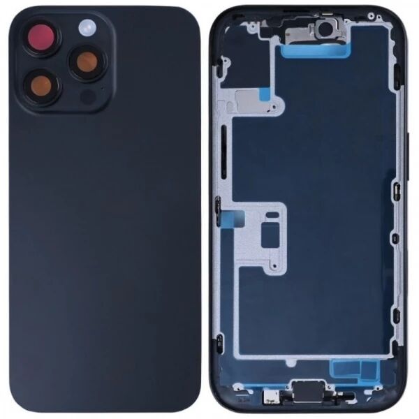 Chassis et face arri�re complete avec nappes iPhone 16 Pro Max noir