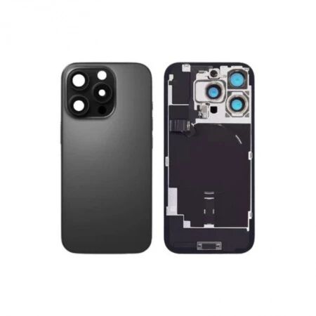 Chassis et face arrière complete avec nappes iPhone 16 Pro noir