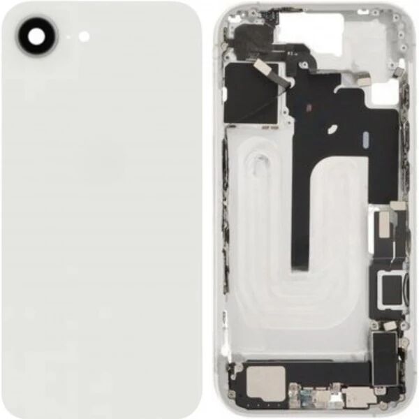 Chassis et face arri�re complete avec nappes iPhone 16E blanc