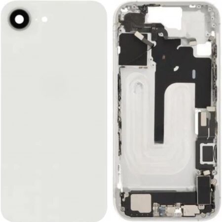 Chassis et face arri&egrave;re complete avec nappes iPhone 16E blanc
