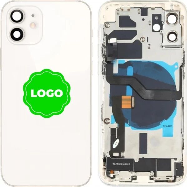 Chassis et face arri�re compl�te avec nappes original PULLED iPhone 12 (Grade A) blanc