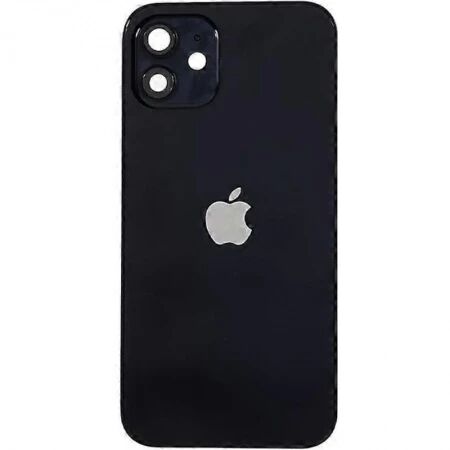Chassis et face arri&egrave;re compl&egrave;te avec nappes original PULLED iPhone 12 (Grade A) noir