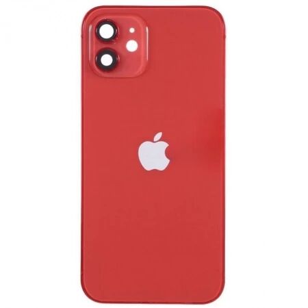Chassis et face arri&egrave;re compl&egrave;te avec nappes original PULLED iPhone 12 (Grade A) rouge