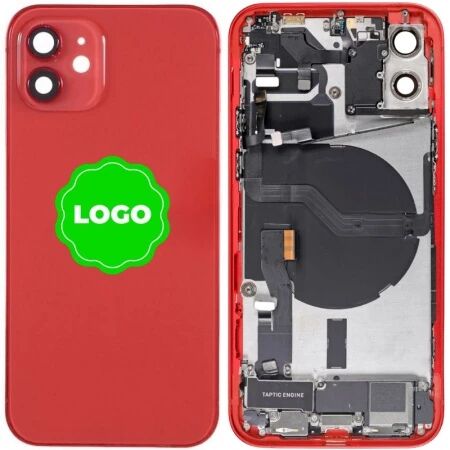 Chassis et face arri&egrave;re compl&egrave;te avec nappes original PULLED iPhone 12 (Grade A) vert