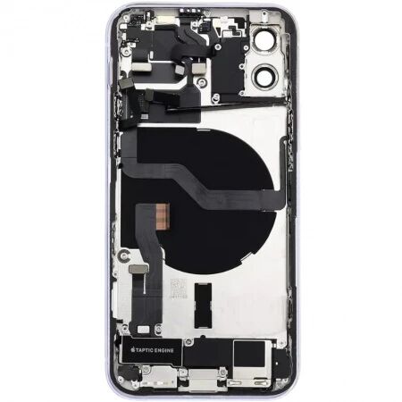 Chassis et face arri&egrave;re compl&egrave;te avec nappes original PULLED iPhone 12 (Grade A) violet