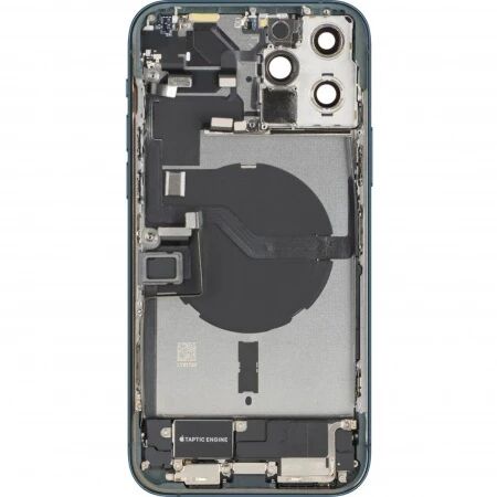 Chassis et face arri&egrave;re compl&egrave;te avec nappes original PULLED iPhone 12 Pro Max (Grade A) bleu pacifique