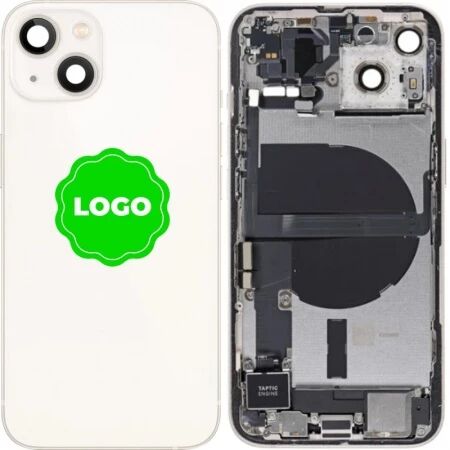 Chassis et face arri&egrave;re compl&egrave;te avec nappes original PULLED iPhone 13 (Grade A) blanc