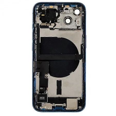 Chassis et face arri&egrave;re compl&egrave;te avec nappes original PULLED iPhone 13 (Grade A) bleu