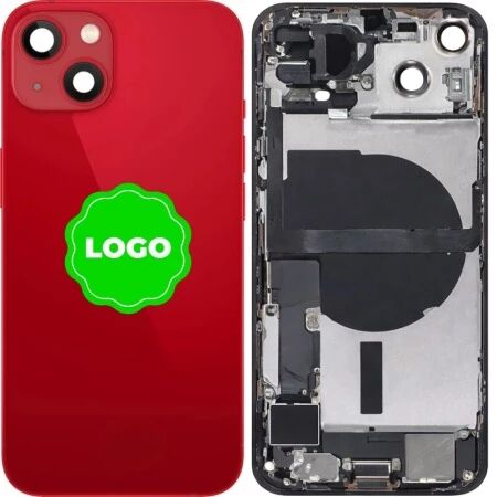 Chassis et face arri&egrave;re compl&egrave;te avec nappes original PULLED iPhone 13 (Grade A) rouge