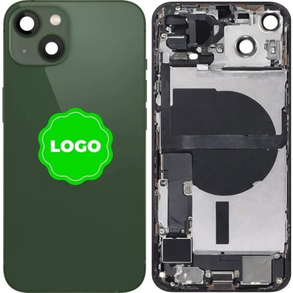 Chassis et face arri�re compl�te avec nappes original PULLED iPhone 13 (Grade A) vert