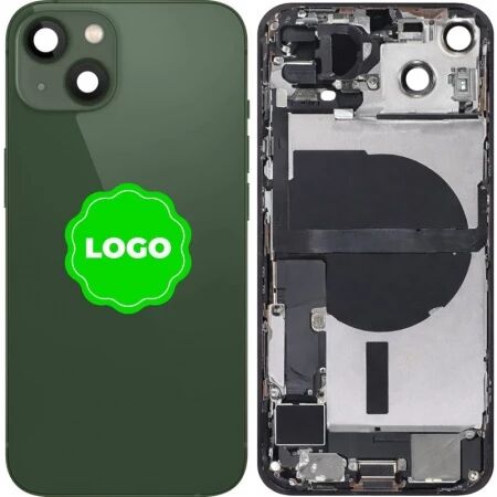 Chassis et face arri&egrave;re compl&egrave;te avec nappes original PULLED iPhone 13 (Grade A) vert