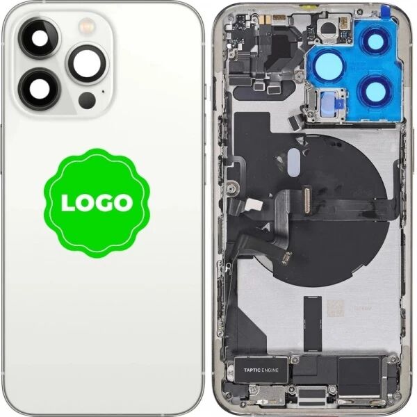 Chassis et face arri�re compl�te avec nappes original PULLED iPhone 13 Pro (Grade A) argent