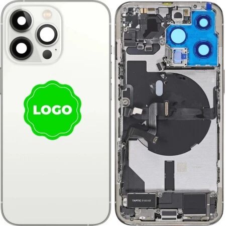 Chassis et face arri&egrave;re compl&egrave;te avec nappes original PULLED iPhone 13 Pro (Grade A) argent