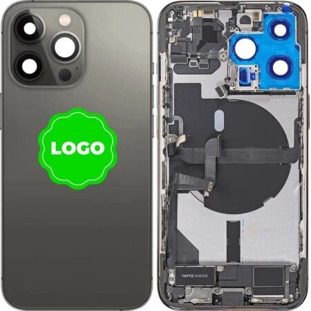 Chassis et face arri&egrave;re compl&egrave;te avec nappes original PULLED iPhone 13 Pro (Grade A) graphite
