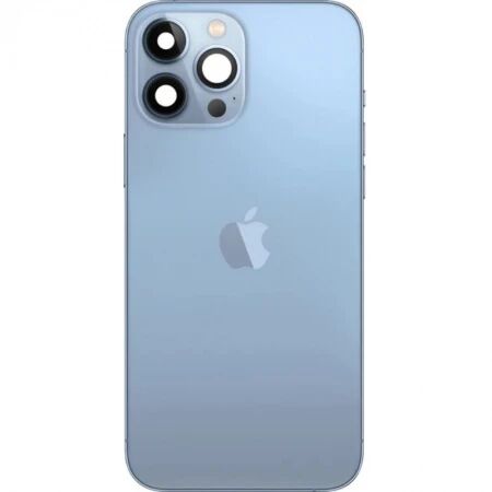 Chassis et face arri&egrave;re compl&egrave;te avec nappes original PULLED iPhone 13 Pro Max (Grade A)  bleu alpin 