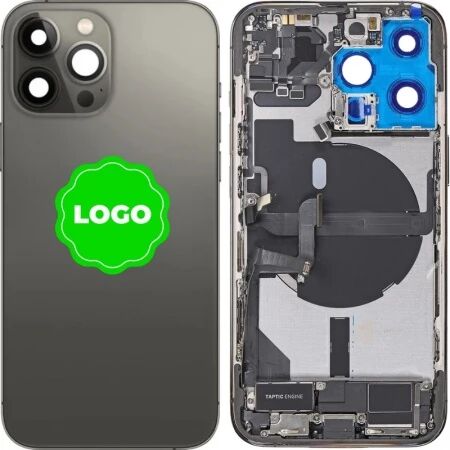 Chassis et face arri&egrave;re compl&egrave;te avec nappes original PULLED iPhone 13 Pro Max (Grade A) graphite