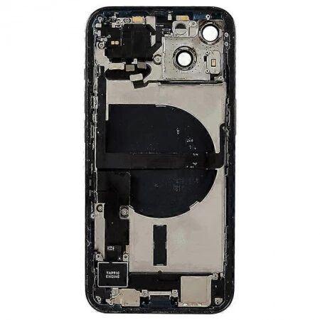 Chassis et face arri&egrave;re compl&egrave;te avec nappes original PULLED iPhone 14 (Grade A) noir