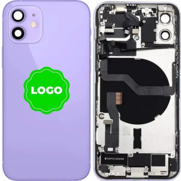 Chassis et face arri�re compl�te avec nappes original PULLED iPhone 14 (Grade A) violet