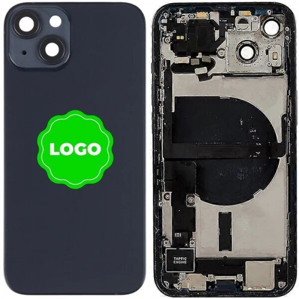 Chassis et face arri�re compl�te avec nappes original PULLED iPhone 14 Plus (Grade A) noir