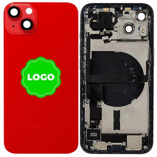 Chassis et face arri�re compl�te avec nappes original PULLED iPhone 14 Plus (Grade A) rouge