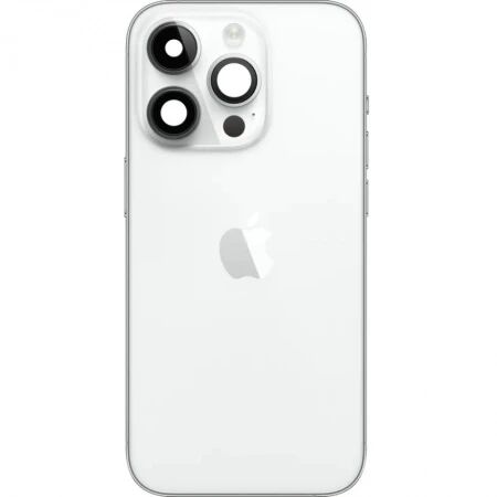 Chassis et face arri&egrave;re compl&egrave;te avec nappes original PULLED iPhone 14 Pro (Grade A) argent