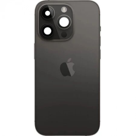Chassis et face arri&egrave;re compl&egrave;te avec nappes original PULLED iPhone 14 Pro (Grade A) noir