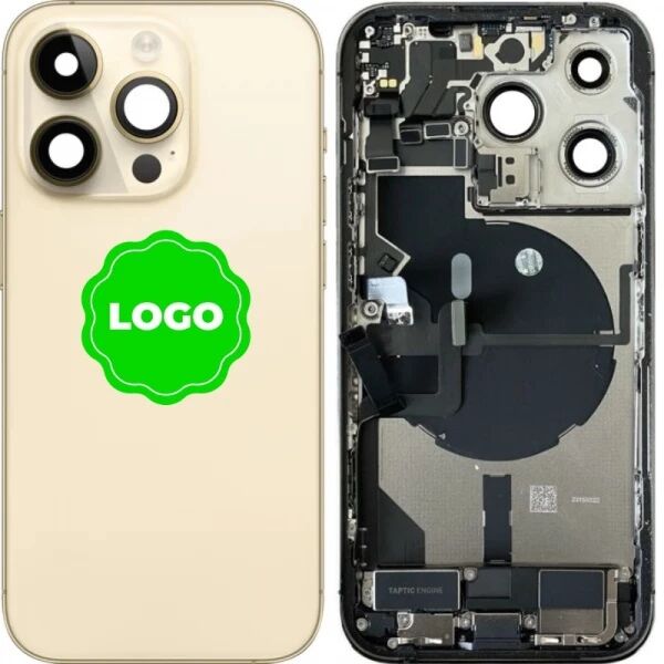 Chassis et face arri�re compl�te avec nappes original PULLED iPhone 14 Pro (Grade A) or
