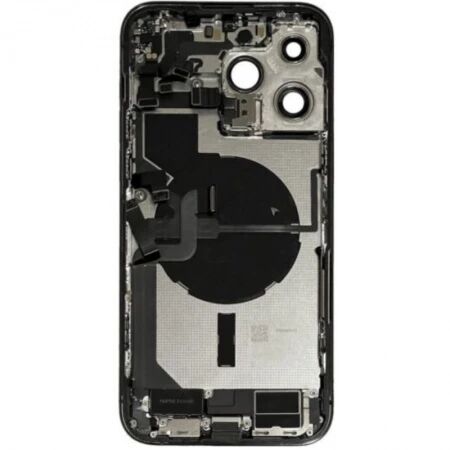 Chassis et face arri&egrave;re compl&egrave;te avec nappes original PULLED iPhone 14 Pro Max (Grade A) noir