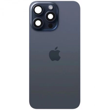 Chassis et face arri&egrave;re compl&egrave;te avec nappes original PULLED iPhone 15 Pro Max (Grade A) titane bleu