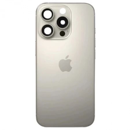 Chassis et face arri&egrave;re compl&egrave;te avec nappes original PULLED iPhone 16 Pro (Grade A) titane naturel