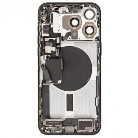 Chassis et face arri&egrave;re compl&egrave;te avec nappes original PULLED iPhone 16 Pro (Grade A) titane sable