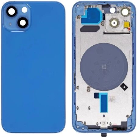 Chassis et face arri&egrave;re iPhone 13 bleu