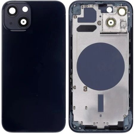 Chassis et face arri&egrave;re iPhone 13 noir