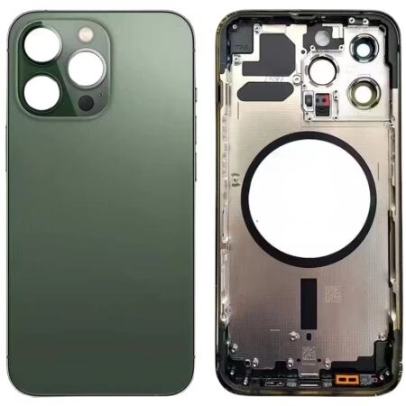 Chassis et face arri&egrave;re iPhone 13 Pro Max vert