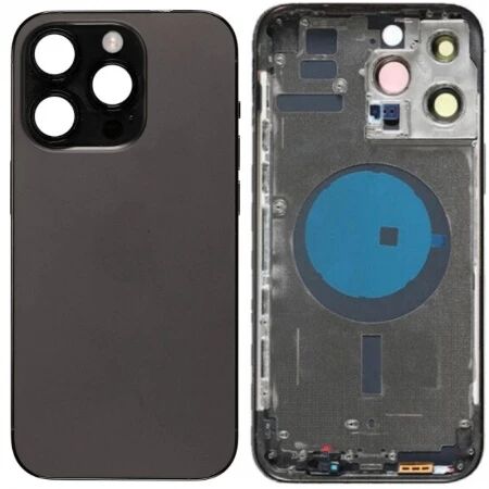 Chassis et face arrière iPhone 14 Pro Max noir