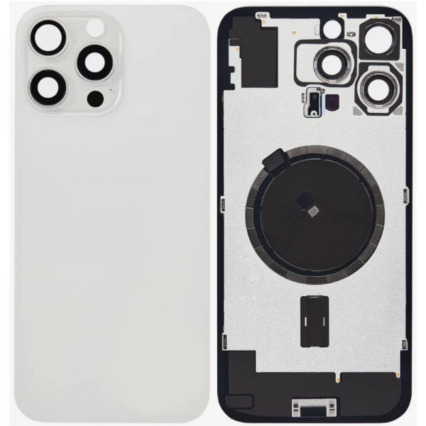 Chassis et face arri�re iPhone 16 Pro Max blanc