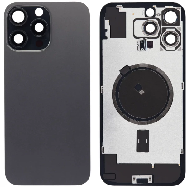 Chassis et face arri�re iPhone 16 Pro Max noir