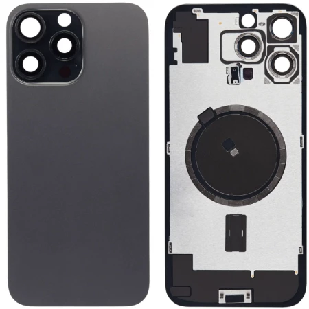 Chassis et face arrière iPhone 16 Pro Max noir