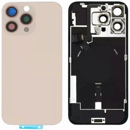 Chassis et face arrière iPhone 16 Pro Max titane sable