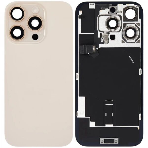 Chassis et face arri�re iPhone 16 Pro titane sable