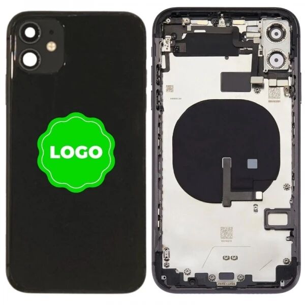Chassis et face arri�re original PULLED iPhone 11 (Grade A) noir