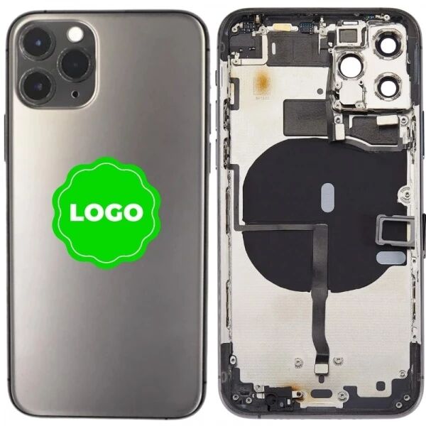 Chassis et face arri�re original PULLED iPhone 11 Pro (Grade A) gris
