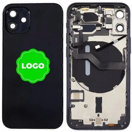 Chassis et face arrière original PULLED iPhone 12 (Grade A) noir