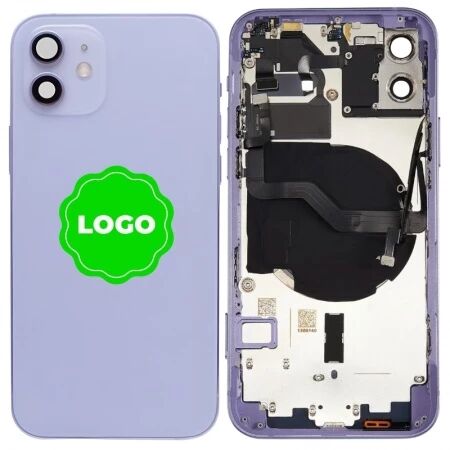Chassis et face arrière original PULLED iPhone 12 (Grade A) violet