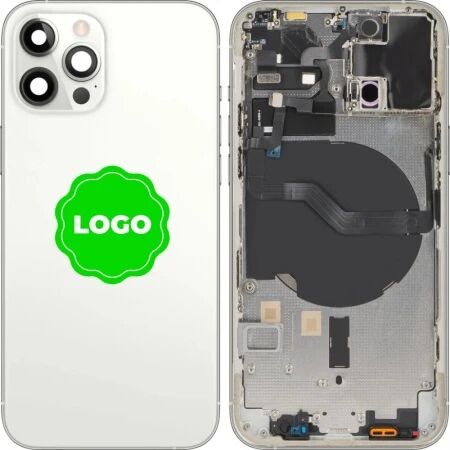 Chassis et face arri&egrave;re original PULLED iPhone 12 Pro Max (Grade A) argent