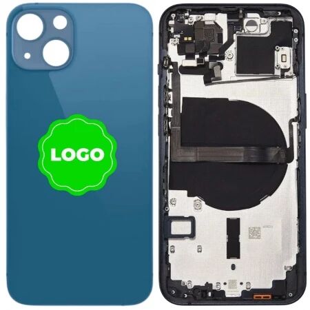 Chassis et face arri&egrave;re original PULLED iPhone 13 (Grade A) bleu