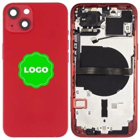 Chassis et face arri&egrave;re original PULLED iPhone 13 (Grade A) rouge