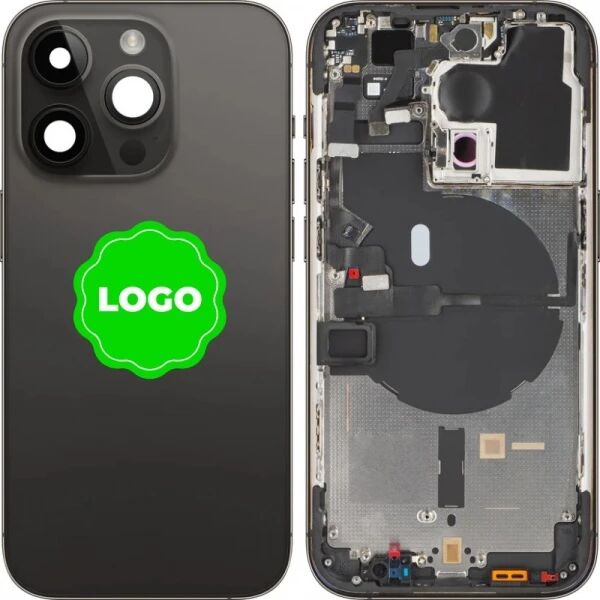 Chassis et face arri�re original PULLED iPhone 14 Pro (Grade A) noir