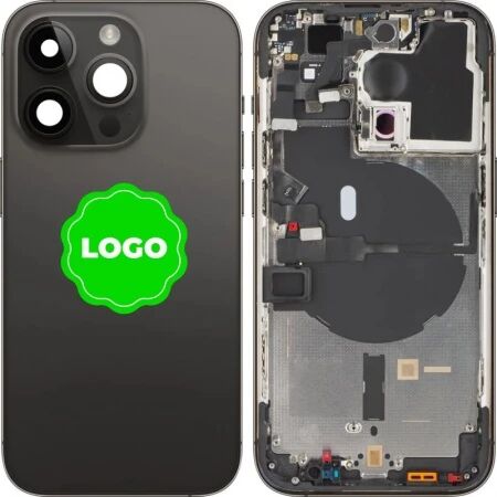 Chassis et face arrière original PULLED iPhone 14 Pro (Grade A) noir