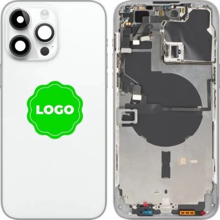 Chassis et face arri&egrave;re original PULLED iPhone 14 Pro Max (Grade A) argent